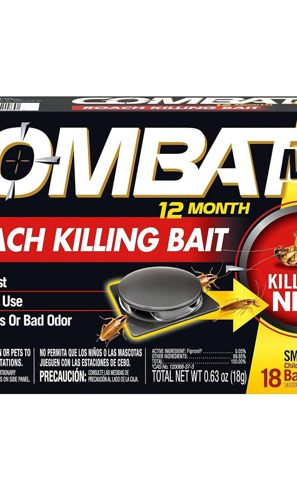 Combat Max 12 Month Roach Killing Bait, Small Roach Bait Station