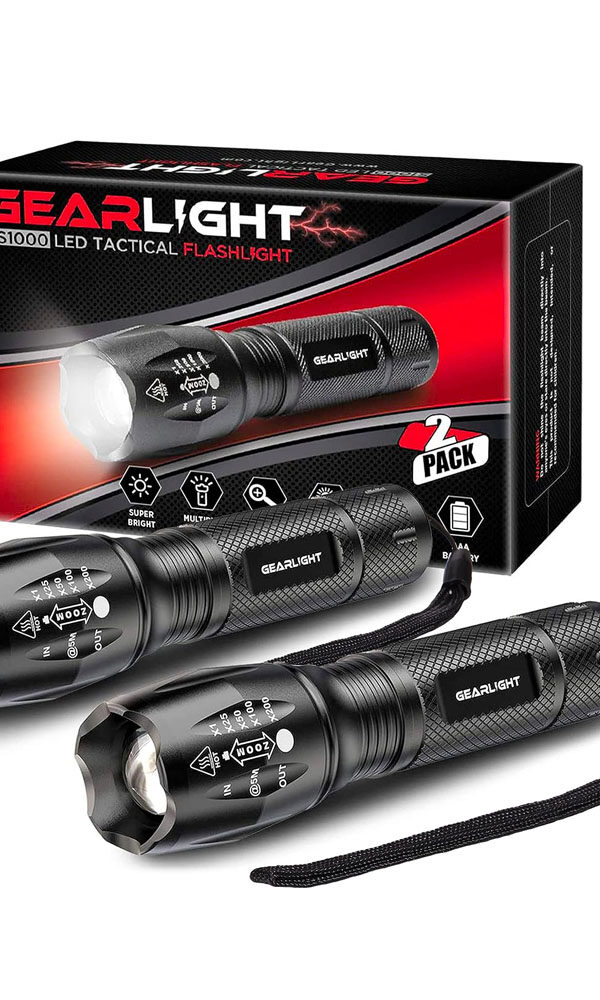 GearLight LED Flashlights - Mini Flashlights for Camping, Hiking, Walking