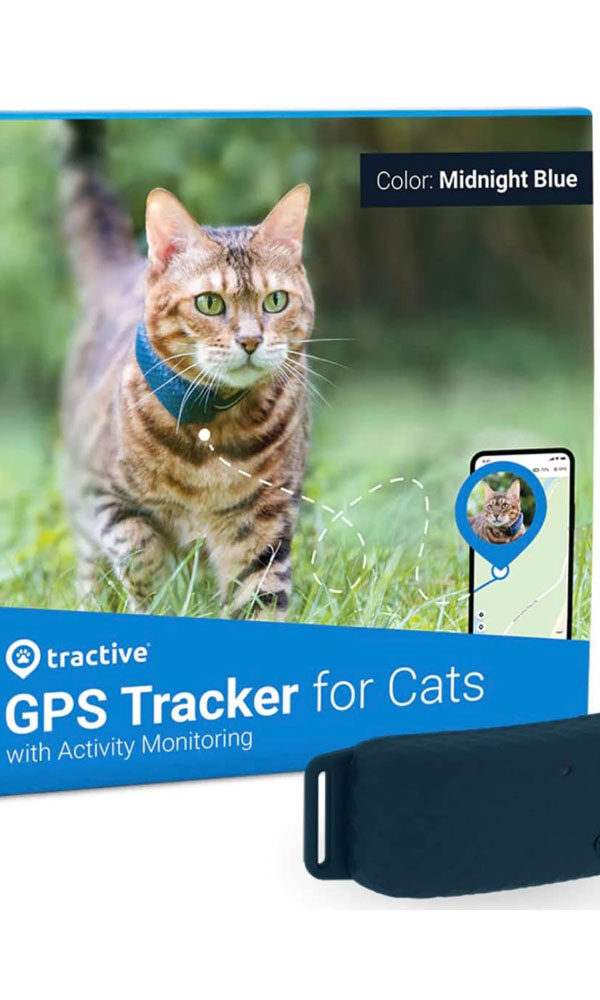 Tractive GPS Cat Tracker (9 lbs+) - Waterproof