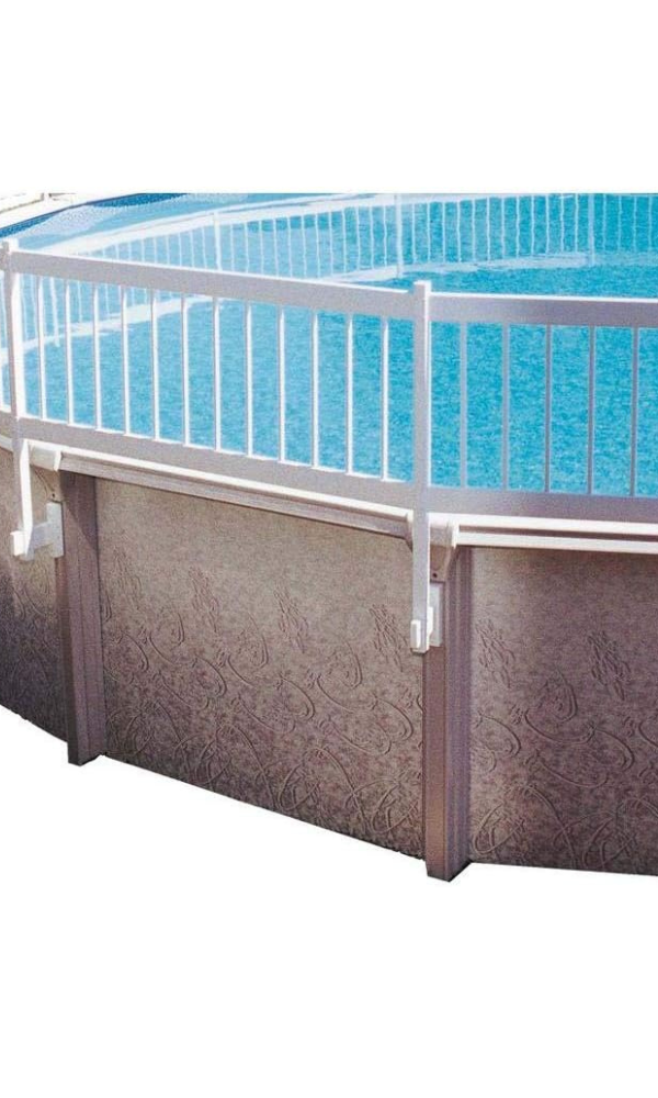 Blue Wave Above Ground Pool Fence Base Kit A, 8 Sections