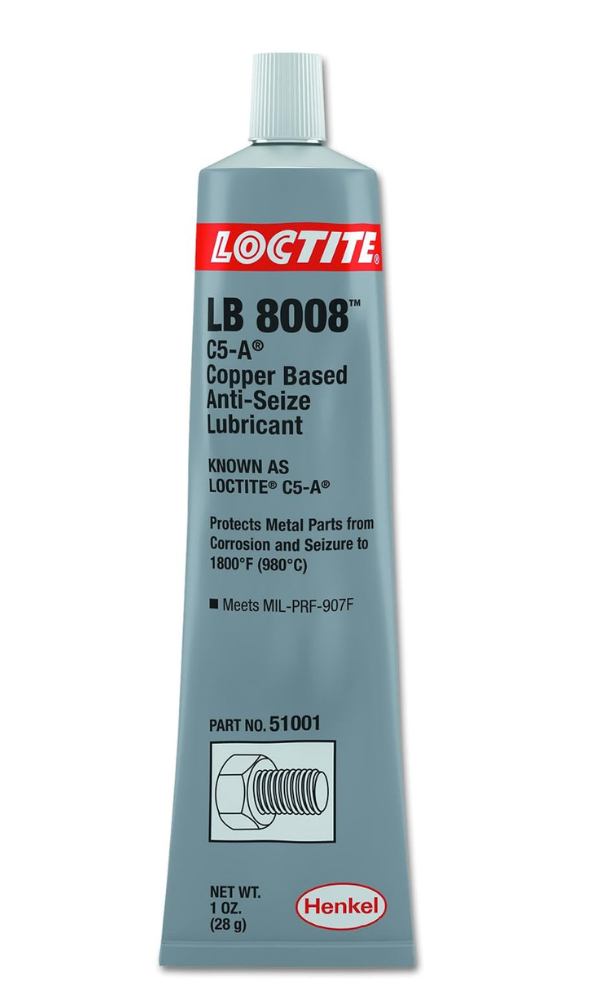 Loctite 51001 C5-A Copper Based Anti-Seize Lubricant, 1 oz. Tube