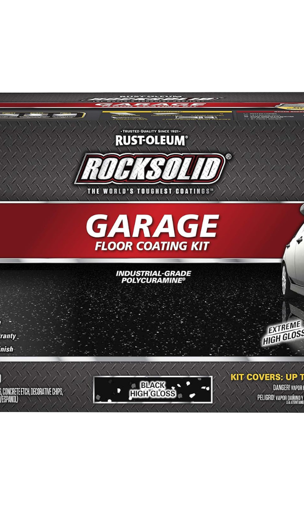 Rust-Oleum RockSolid Polycuramine High Gloss Garage Floor Coating Kit