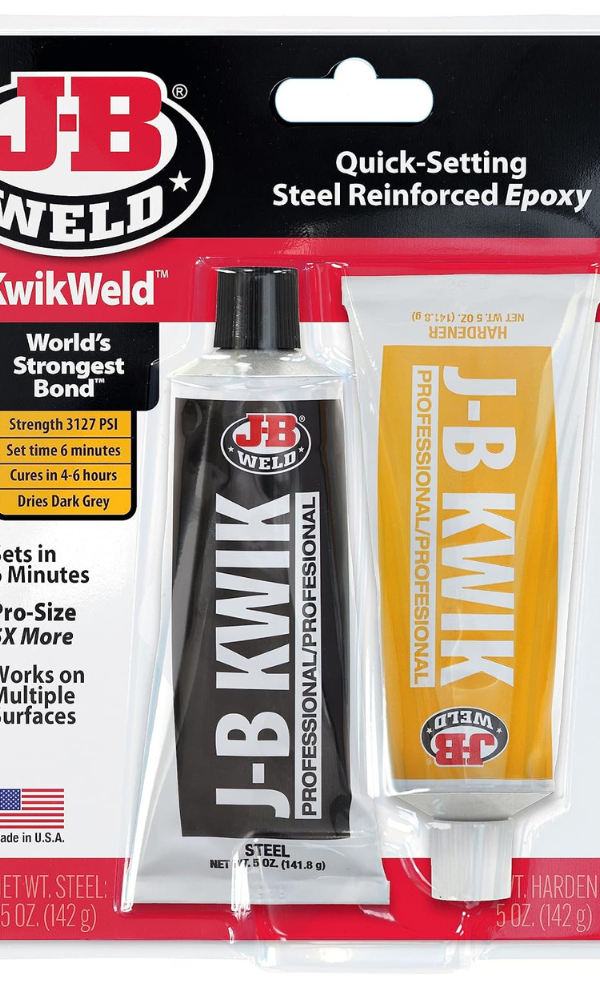 8271 KwikWeld Professional Size Steel Reinforced Epoxy Twin Pack - 10 oz.